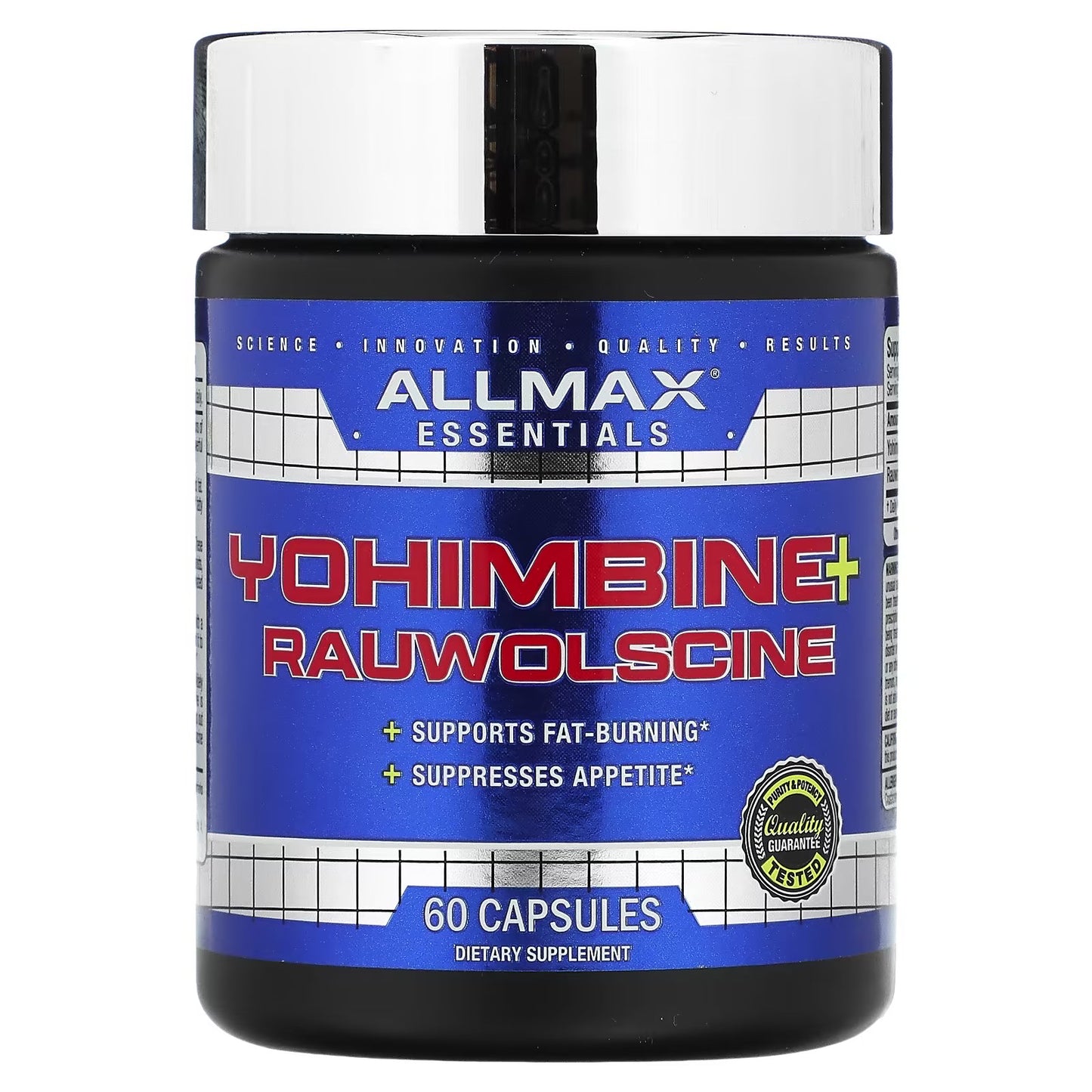 Allmax - Yohimbine + rauwolscine 60 capsules